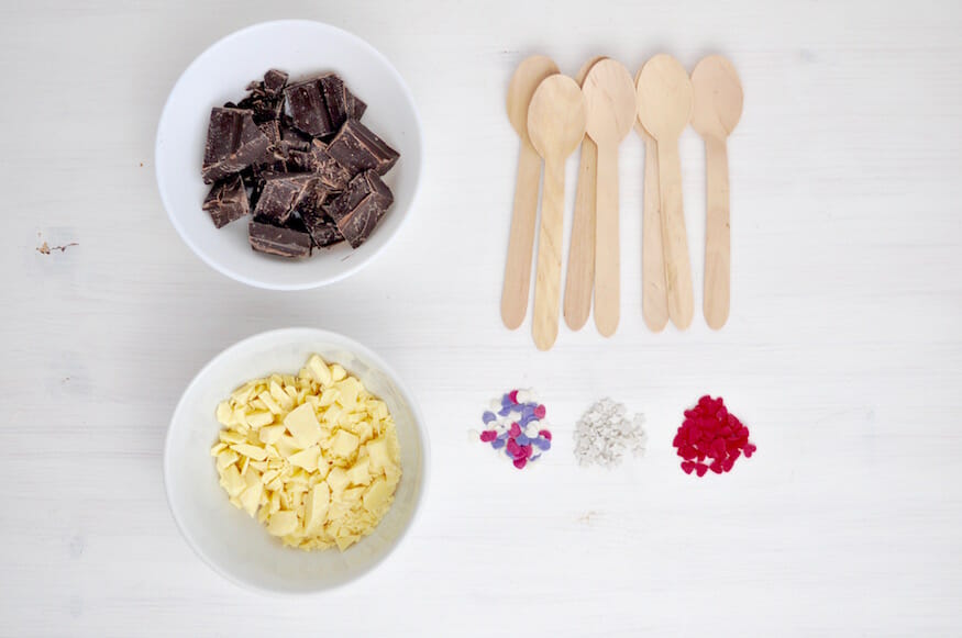 Schokoladenlöffel selbstgemacht von Fräulein Selbstgemacht