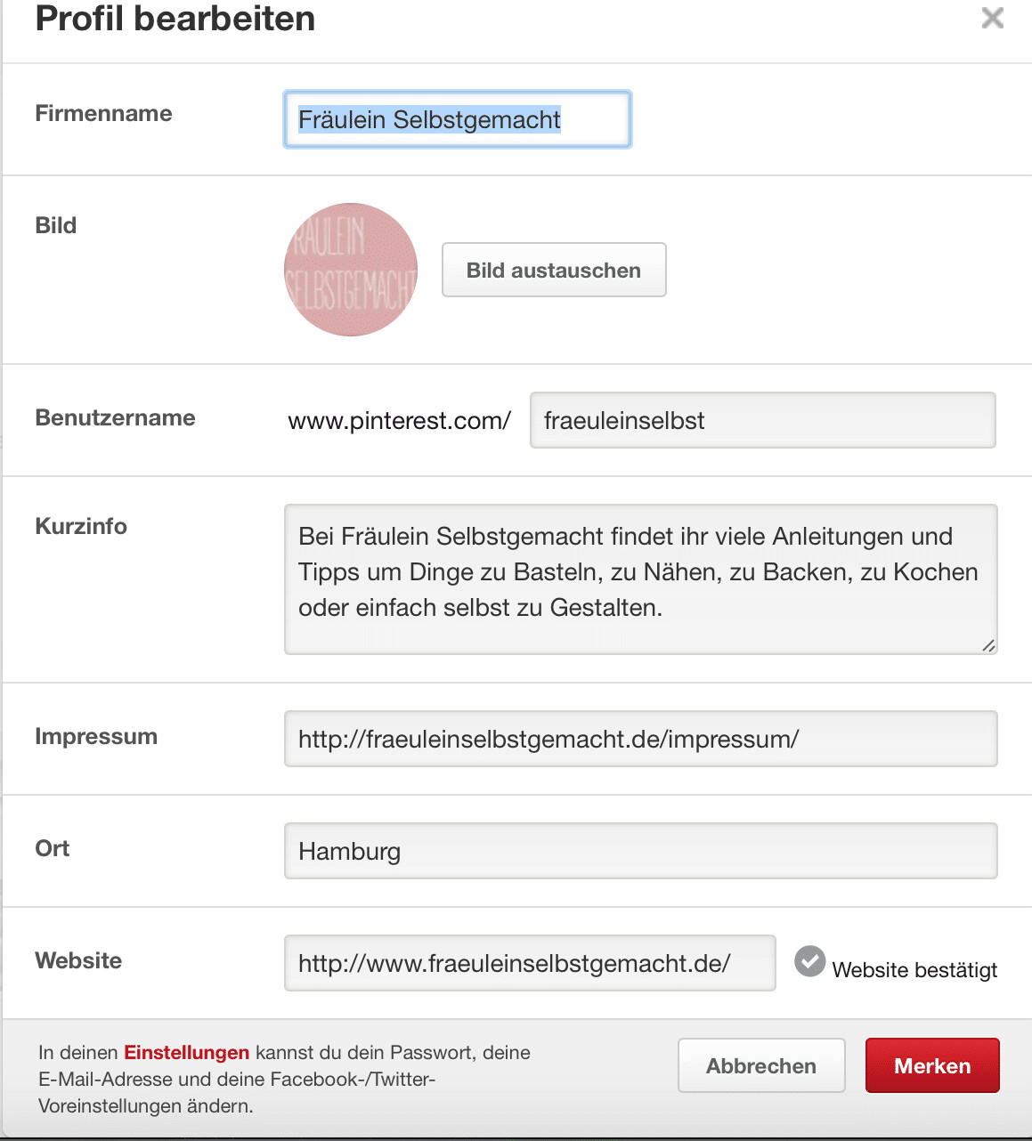 Pinterst Tipps von Fräulein Selbstgemacht