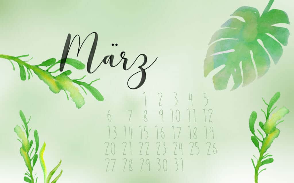 März-Hintergrund für eure Laptop Bildschirme
