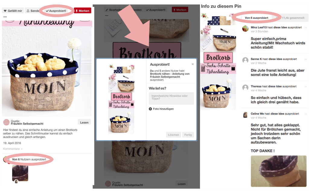 AUSPROBIERT? DIE NEUE PINTEREST FUNKTION