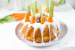 Karottenkuchen mit Cheesecake