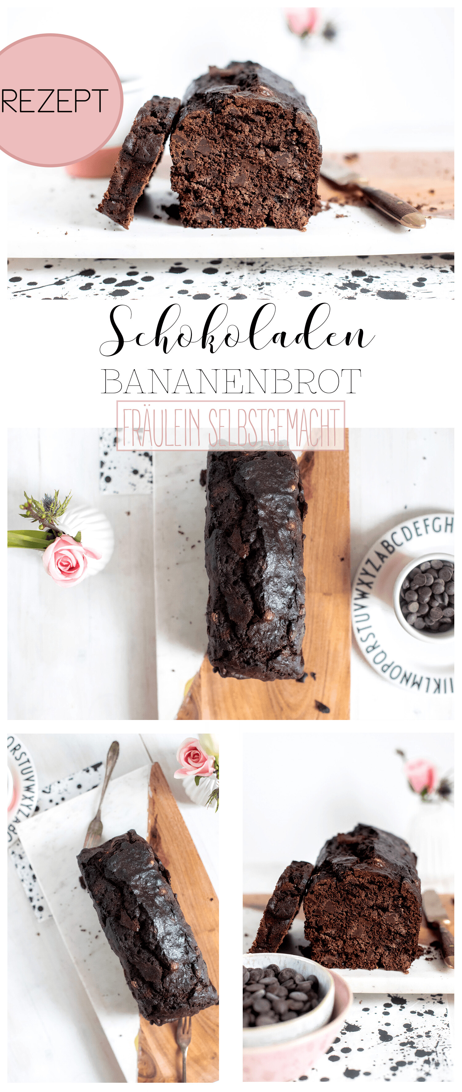 Schokoladen Bananenbrot