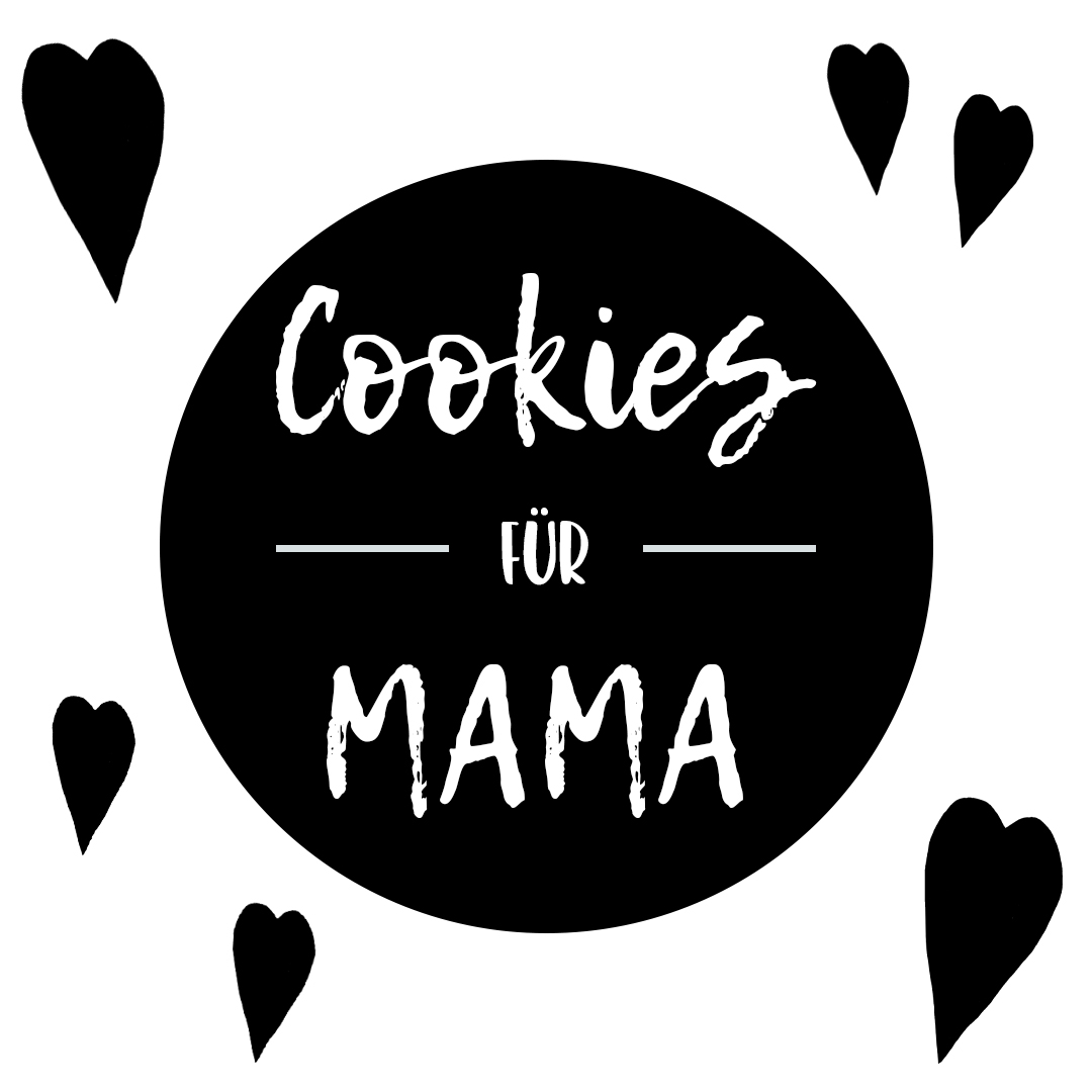 Cookies zum Muttertag Plotterdatei schwarz