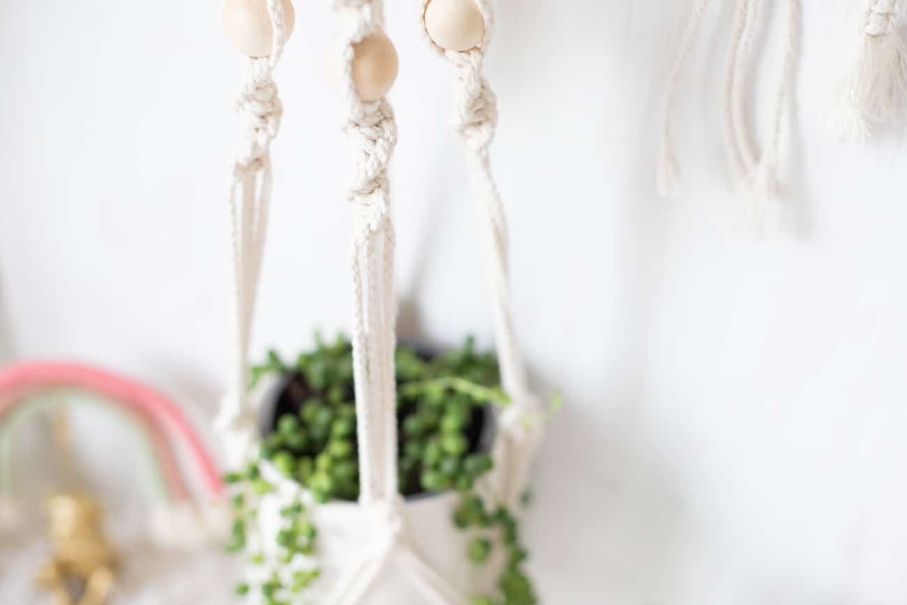 Makramee Blumenampel Knoten